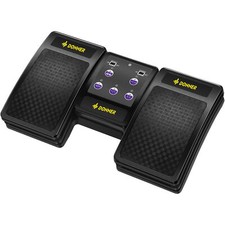 Donner Wireless Page Turner Pedal for Tablet Phone Foot Pedal Rechargeable Black