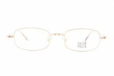 Face a Face 993 Gold Red Oval Glasses Frame Eyeglasses New