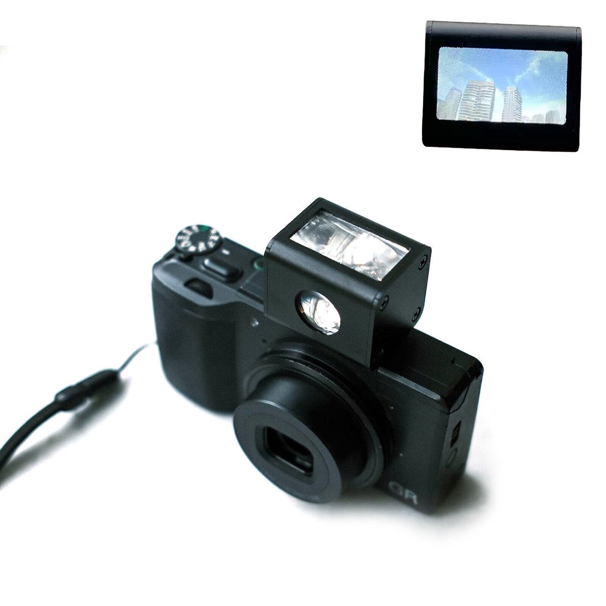 40mm Metal Waist Level Viewfinder Handmade Optical Black for Film