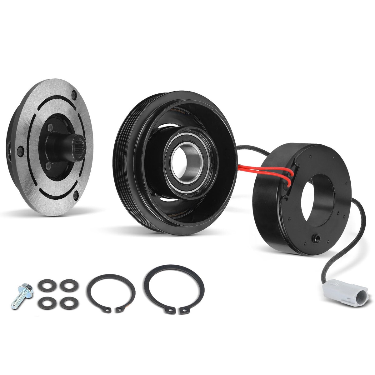 AC Compressor Clutch Kit w/ HS18 Compressor for Mazda 3 3 Sport 5