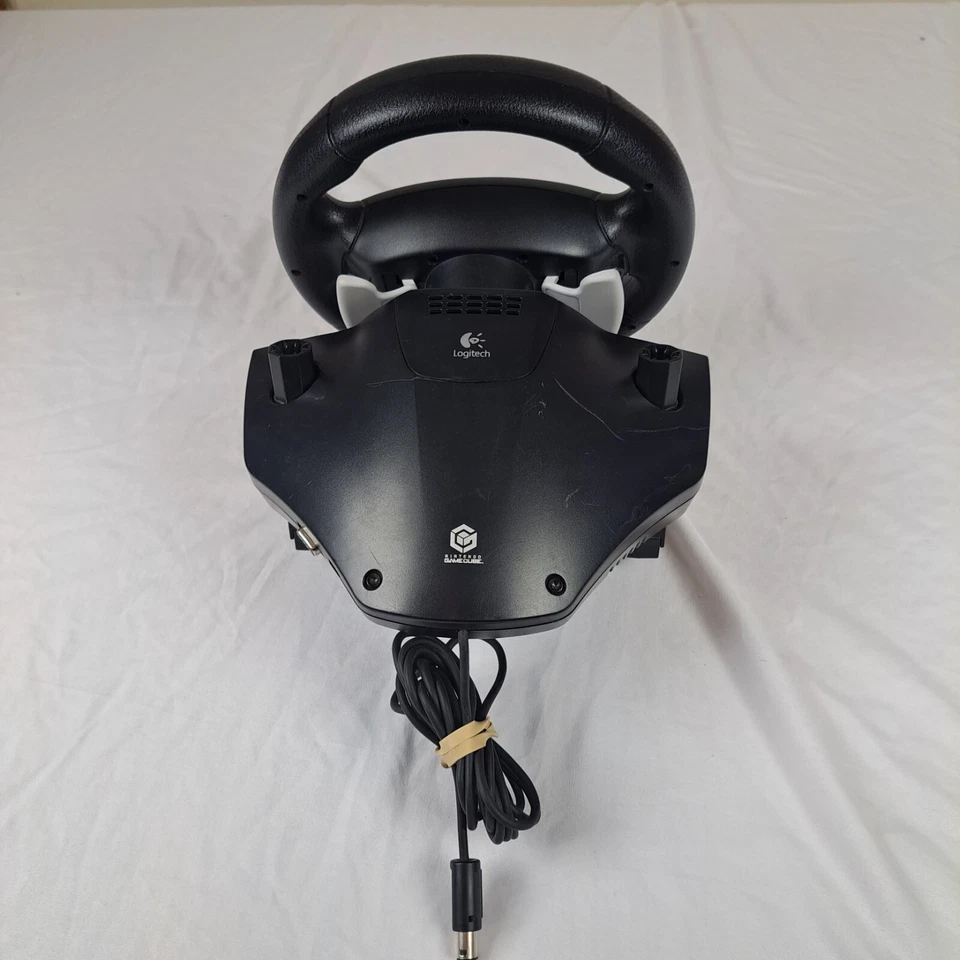 Logitech Speed Force Nintendo GameCube Racing Wheel Only E-X4A10 Untested - Image 2 of 4