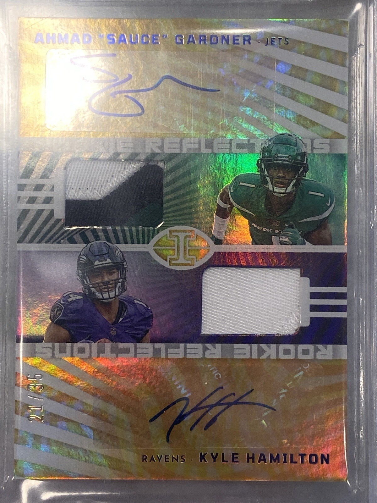 2022 Illusions Ahmad Sauce Gardner Kyle Hamilton Dual RPA /35 BGS 9 Auto 10. RC eBay