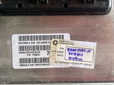 01 Jeep Grand Cherokee 4.0l ECM ECU Engine Computer PCM