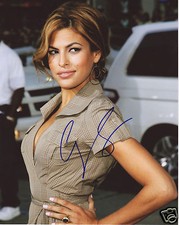 EVA MENDES AUTOGRAPH SIGNED PHOTO POSTER