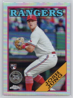 2023 Topps Update Series Chrome #88CU-16 Josh Jung  Texas Rangers RC