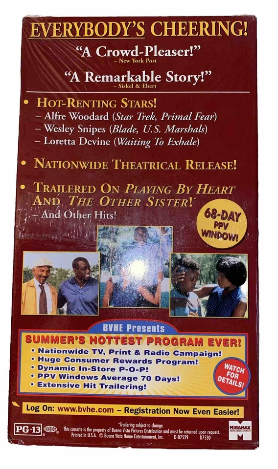 Down in the Delta VHS Promo Demo Tape Wesley Snipes Video VHS Rare OOP HTF Tape - Image 3 of 4