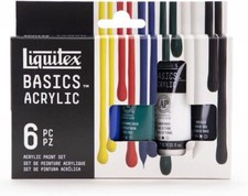 Liquitex Basics Acrylic Paint Set 6 x 22ml