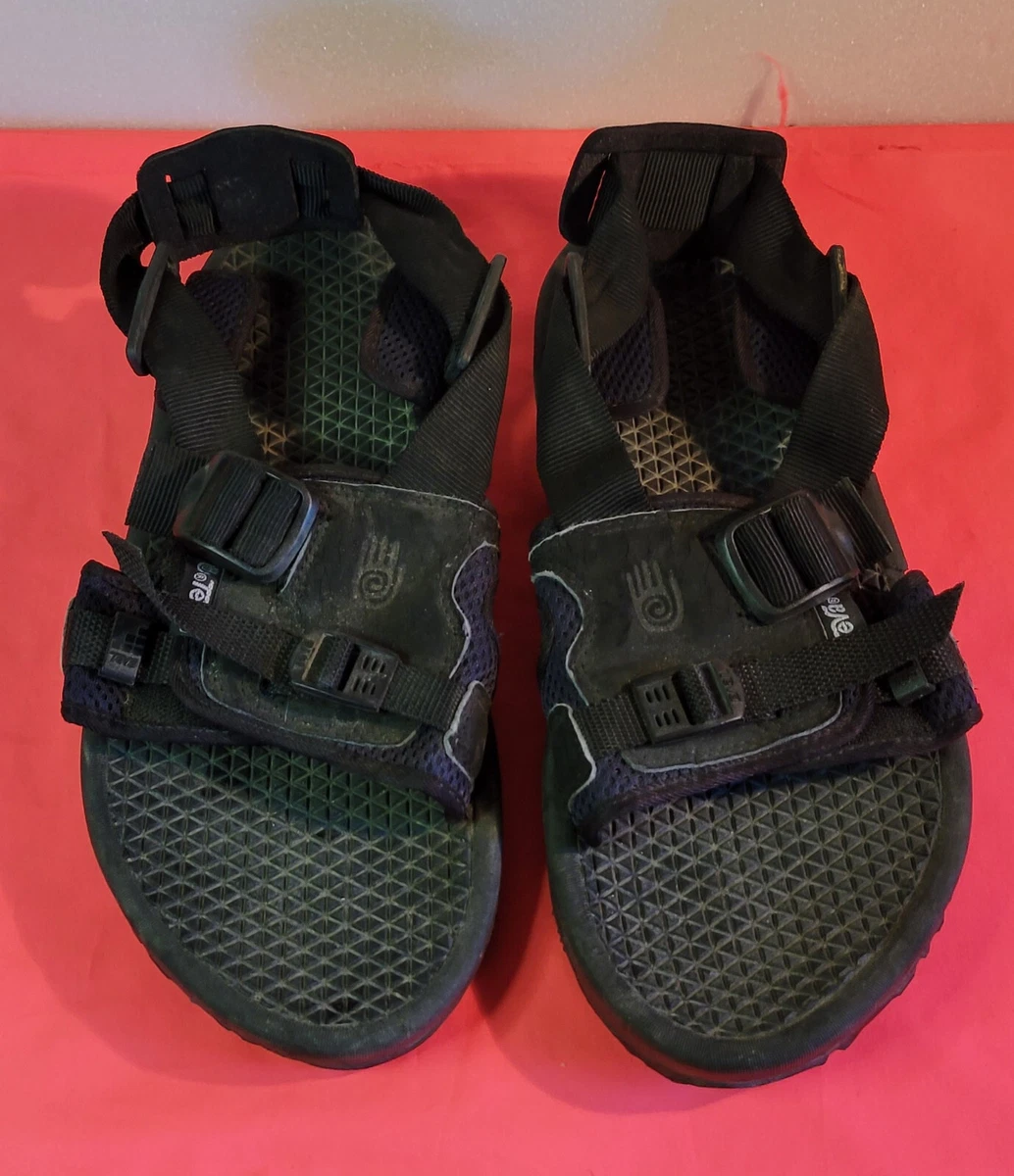 Herenhuis criticus Ga door Teva 6904 Fisherman Black Strappy Sport Spider Rubber Sole Sandals  Men&#039;s US 9 | eBay