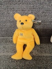 Jim Edmonds California Angels MLB Yellow Teddy Bear Salvinos Bamm Beanos 9" 1998