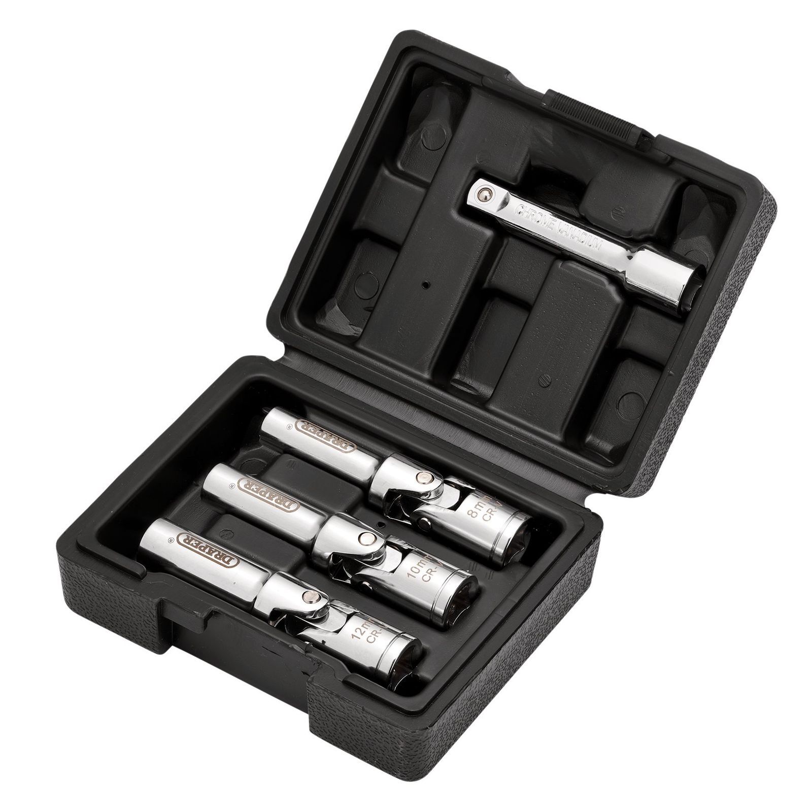 Draper 4 Piece 3/8" Drive Glow Plug Socket Set 3/8" - Image 2