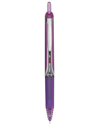 26066 Pilot Precise V5 RT Rollingball Pen, Ex Fine 0.5mm, Purple, Pack of 4