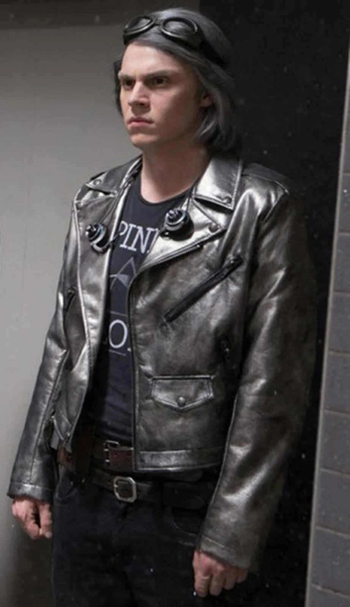 XMEN APOCALYPSE EVAN PETERS QUICK SILVER LEATHER JACKET | eBay