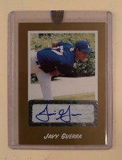 JAVY GUERRA  2004 *GOLD* Factory Sealed  - Certified AUTOGRAPH Rookie RC xx/50