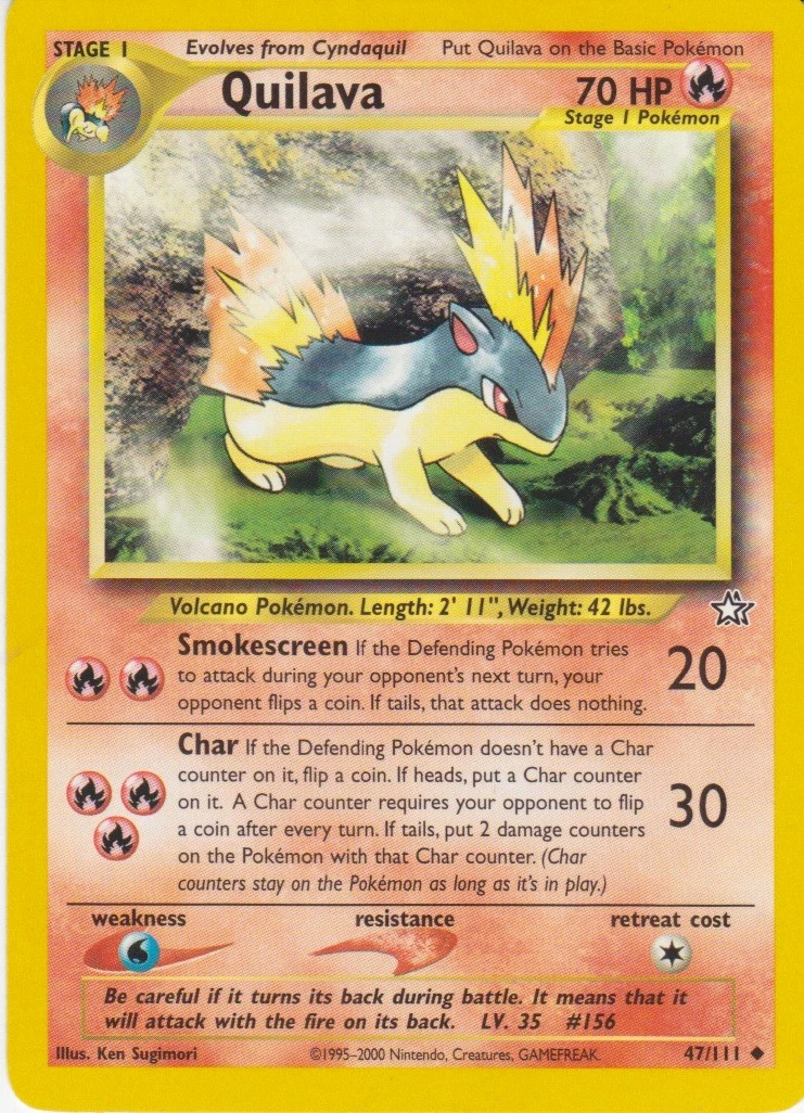 Quilava Pokémon TCG Cards for sale | eBay
