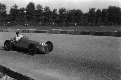 David Murray in a Maserati 4CLT 48 1949 Motor Racing Old Photo 4