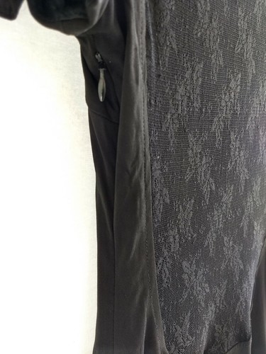 French Connection | Skater Dress | Sz 10 | Juliet Puff Sleeve | Lace Back | LBD - Picture 11 of 12
