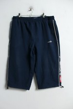 Umbro Mens Vintage Lined Track Shorts - Blue - Size L Large (m2)