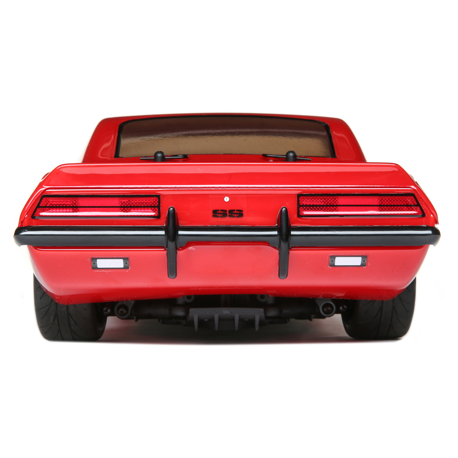 Losi RC Car 1/10 1969 Chevy Camaro V100 AWD Brushed RTR   Red LOS03033T1