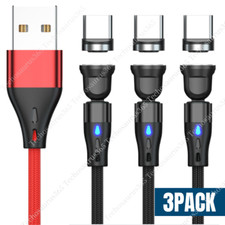Magnetic Phone Charger Charging Cord Adapter Cable For Type C Samsung LG Android