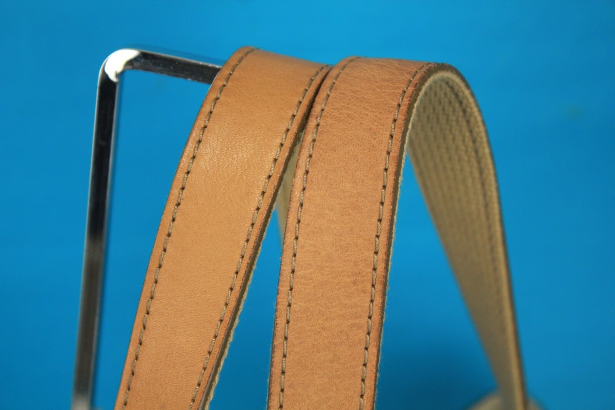 Burberry London Blue Label Beige Canvas Leather Shoulder Bag Hand