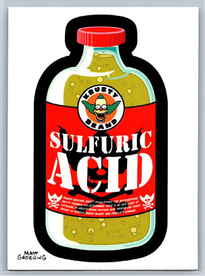 #ad 2001 Inkworks The Simpsons Mania Krusty Sulf Acid #54 $1.95
