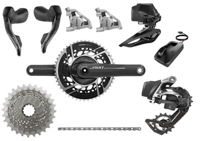 SRAM RED AXS E1, 2x12 Gruppe Modell 2025, Disc Flatmount, NEU