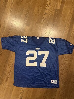 New York Giants Ron Dayne jersey mens XL Champion blue