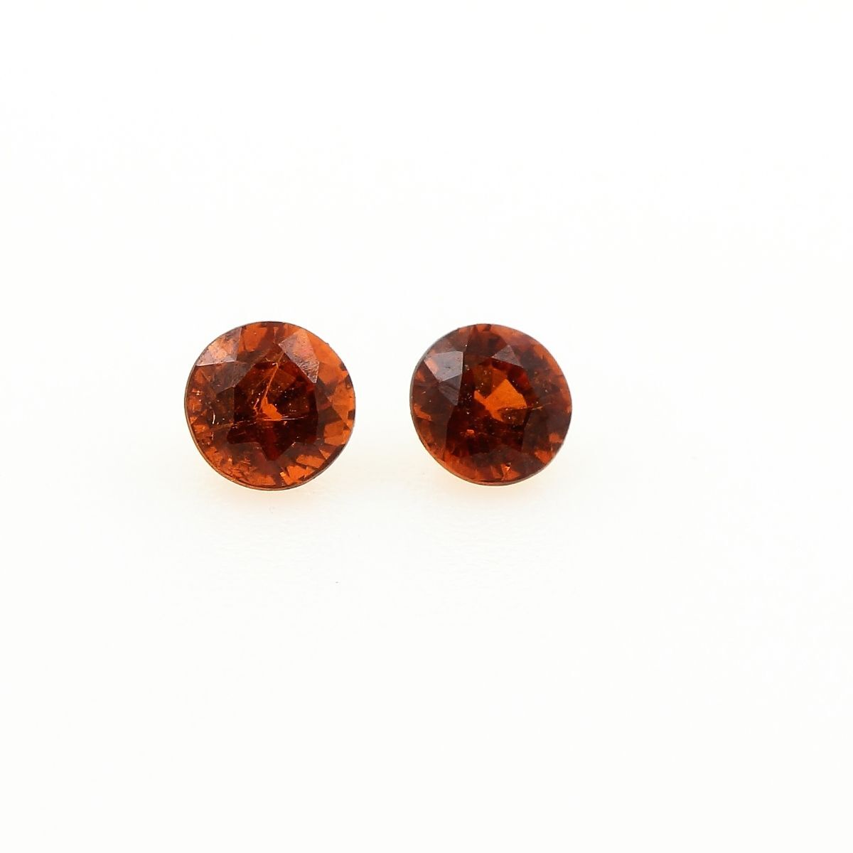 RARE ! JOLIE SPESSARTITE ROUGE ORANGE DE NAMIBIE : 2,44 CARATS