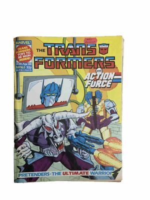 The Transformers and Action Force (G I Joe) by Marvel comics UK issue no #163 