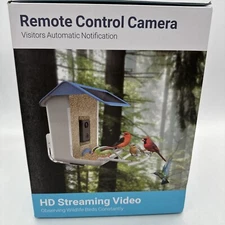 Bird Watching Feeder Camera 1080p HD Night Vision SMART AI Recognition Solar