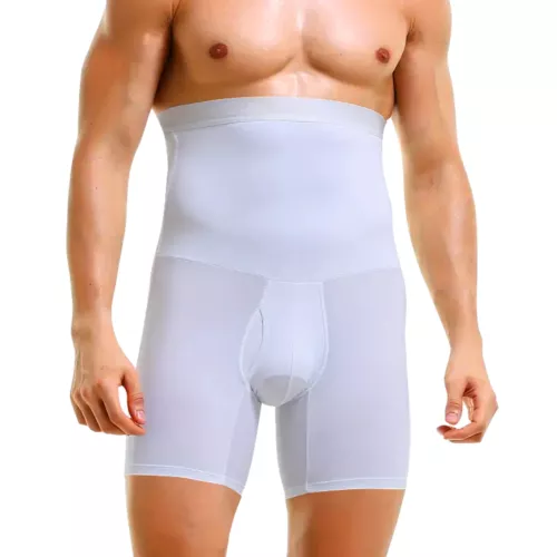 Herren Kompression Hohe Taille Boxershorts Bauch Slim Body Shaper Gürtel Hose US - Bild 19 von 29