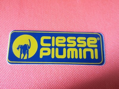 Vintage sticker 80s motorcycle helmet stereo no football CIESSE DUVETI