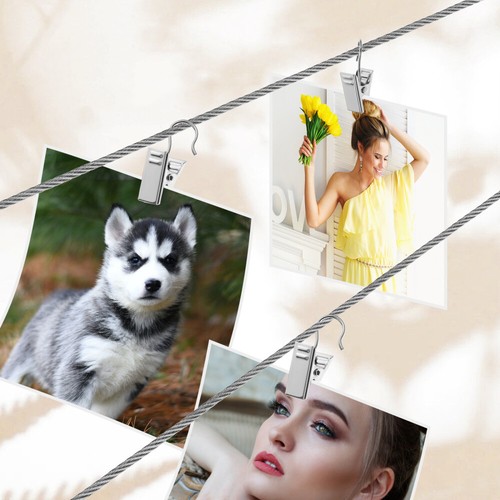 6pcs Hanging Wire Picture Frame Hanging Cord Heavy Duty Hanger Wire Artwork - Picture 7 of 11