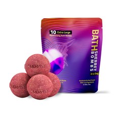 Fruit Smoothie Luxury Bath Bombs -Set of 10 - Extra Large - 4.5oz
