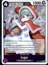 Sugar OP14-063 Rare The Azure Sea's Seven One Piece Foil Near Mint