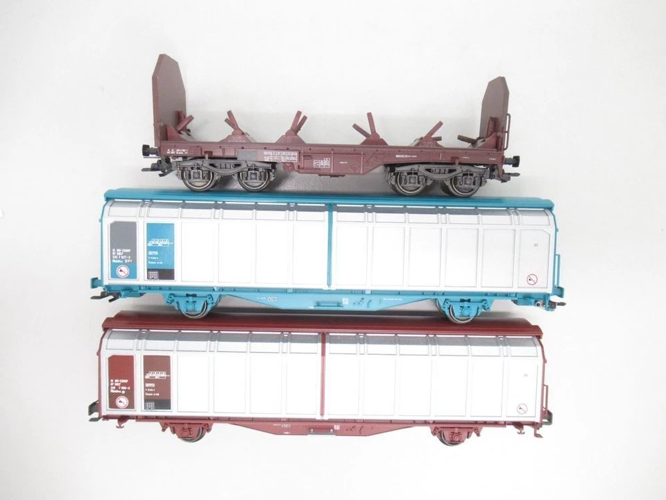 Märklin: Three Car Freight Wagon Set of the SNCF #47881 - New In Box! - Image 3 of 4