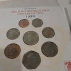 ROYAL MINT 1986 BRILLIANT UNCIRCULATED COIN COLLECTION