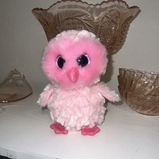 Ty Beanie Boos TWIGGY the Pink Owl