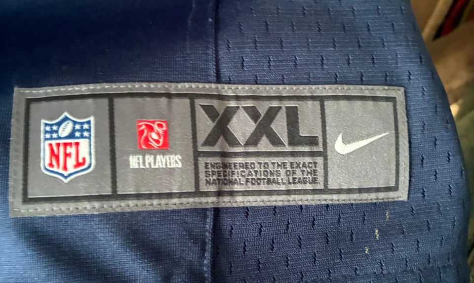Camiseta Nike Jake Long Rams #77 NFL XXL fútbol americano sobre el campo Foto 4 de 4