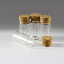 Bottle 8ml Lots Bottles with Cork Vials Cork bottle Vial 22x40mm 30-100 pieces