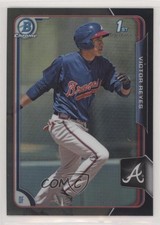 2015 Bowman Chrome Prospects Asia Exclusive Black Refractor Victor Reyes g9j