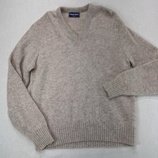 Robert Bruce Vintage 70'S-80'S V-neck Knit Sweater Made in the USA Mens Sz XL