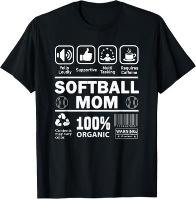 Softball Mom Contents What Makes Her Great T-Shirt