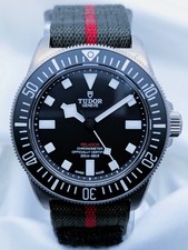 Tudor Pelagos FXD 42mm Black Dial Green strap & Black strap Box & Papers 25717N 2