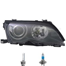 Xenon Scheinwerfer rechts Schwarz inkl. Premium Lampen für BMW 3er Touring E46