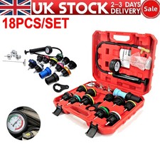 Coolant Pressure Tester Cooling System Radiator Refill Vacuum Pump Test Tool Kit