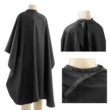 Black Hairdressing Cape Barber Salon Gown Waterproof Hair Cutting Apron Cloth
