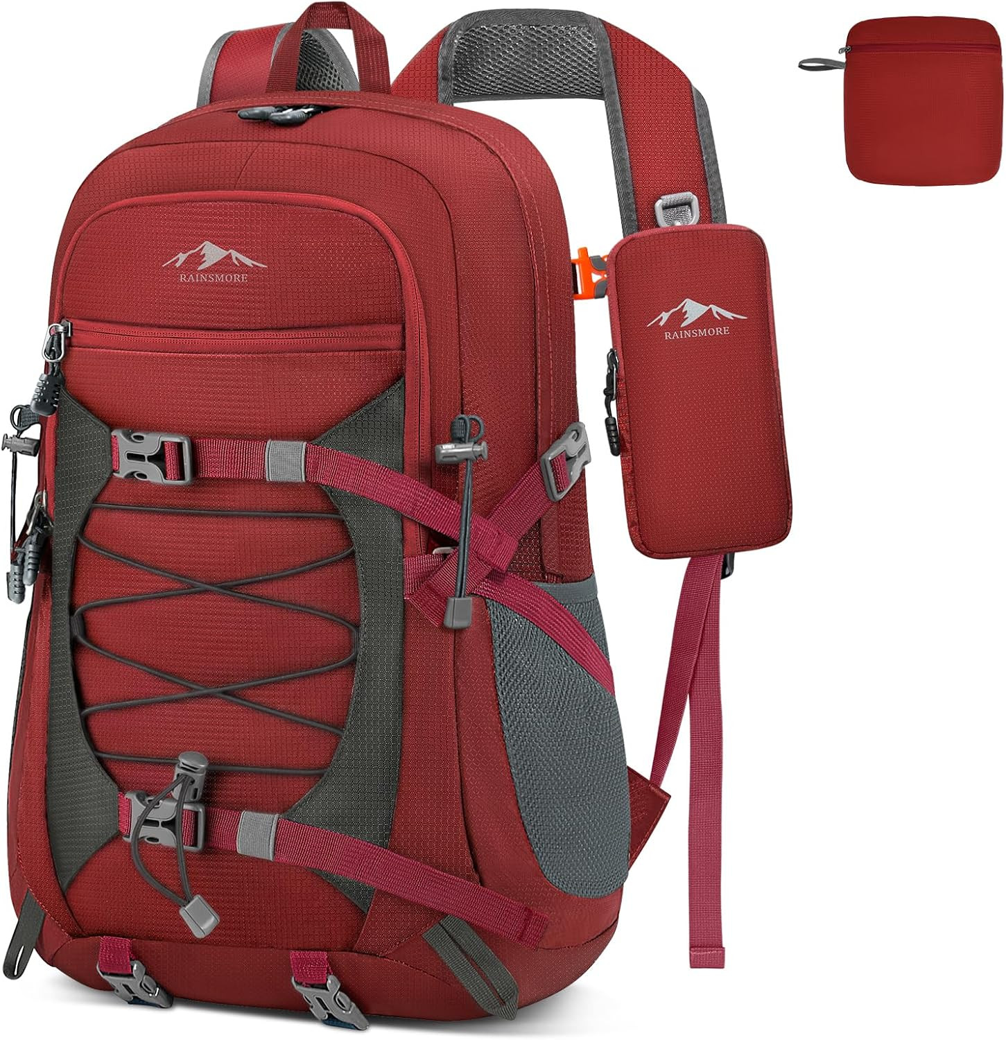 RAINSMORE Mochila Senderismo 40 Litros Impermeable Mochila Trekking Para Hombre