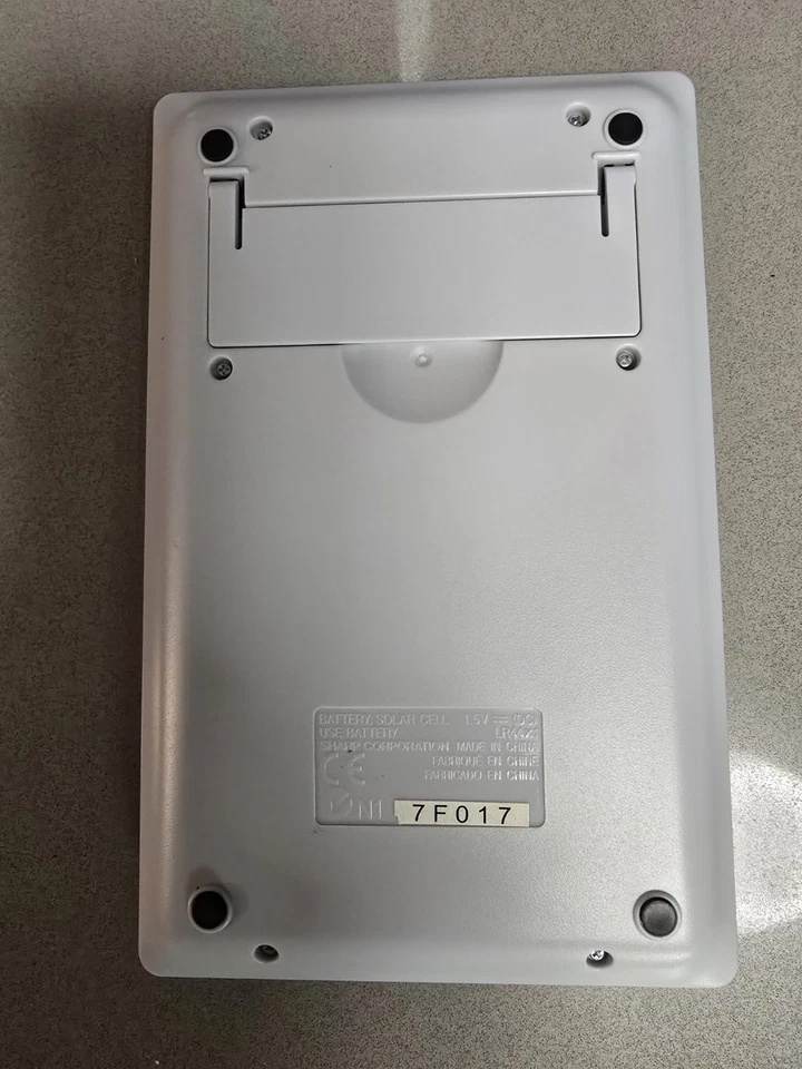 Sharp Elsimate EL-334M 10 Digit Twin Power Solar Desk Basic Tax Rate Calculator - Image 3 of 3