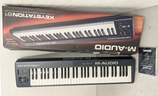 M-Audio Keystation 61 MKIII USB MIDI Keyboard Boxed Untested No Power Lead
